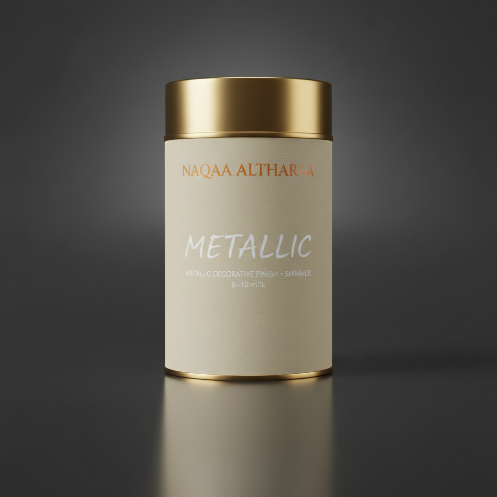 Naqaa Metallic paint can