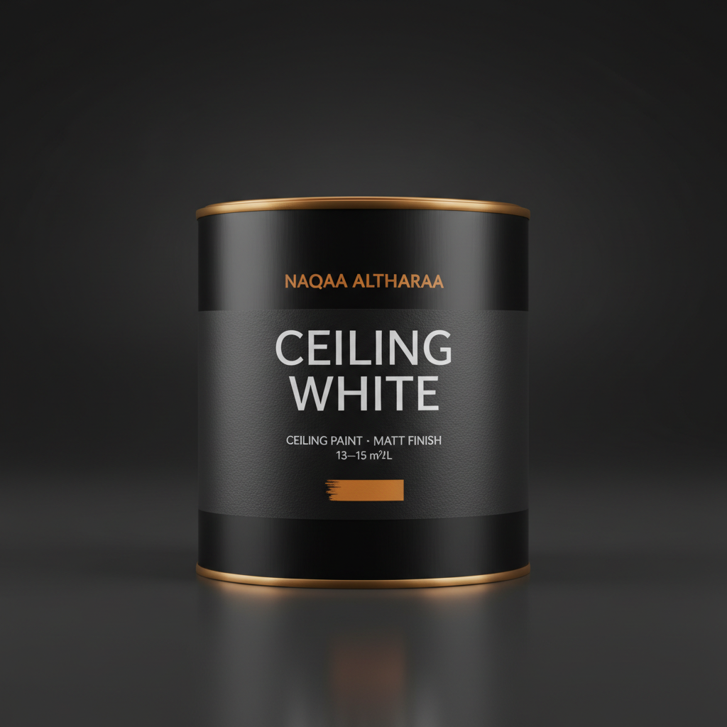 Naqaa Ceiling White paint can
